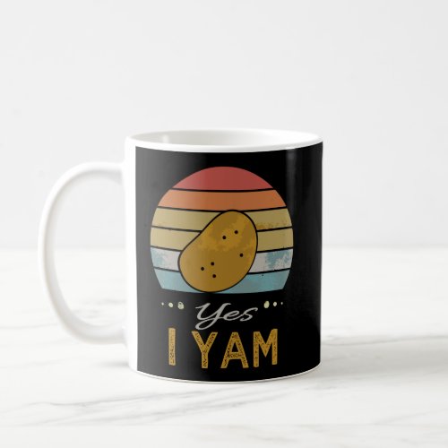 Yes I Yam SheS My Sweet Potato Retro Vintage Coup Coffee Mug