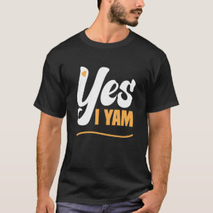 Yes I Yam Thanksgiving Matching Couple She's My Sw T-Shirt