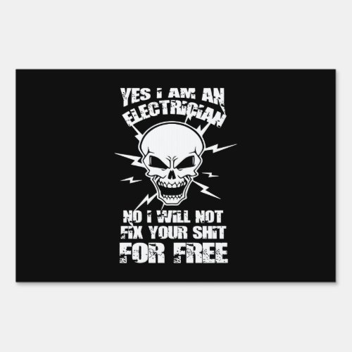 yes  Iam an electrician Sign