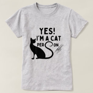 YES, I'm a cat person T-Shirt