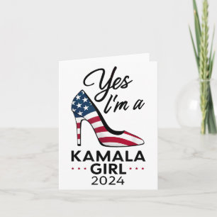 Yes Im A Kamala Girl Stilettos High Heel Harris 20 Card