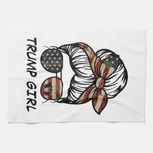 Yes Im A Trump Girl Get Over It _ Trump 2024 Elec Kitchen Towel