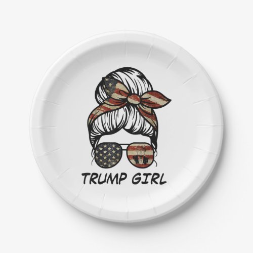 Yes Im A Trump Girl Get Over It _ Trump 2024 Elec Paper Plates