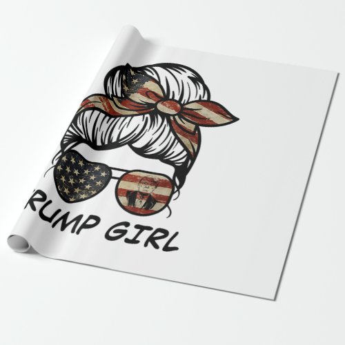 Yes Im A Trump Girl Get Over It _ Trump 2024 Elec Wrapping Paper