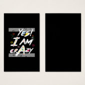 yes im crazy (Front & Back)