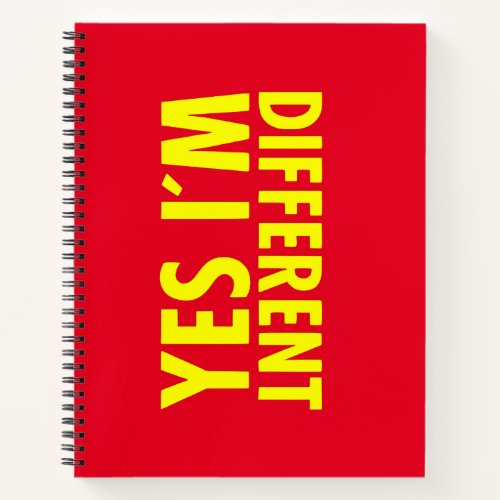 Yes im Defferent cool quote notebook