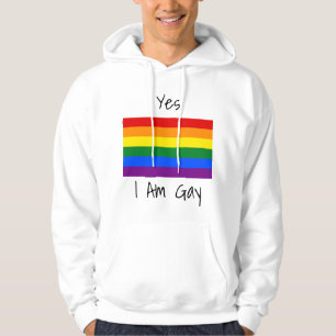 Yes I'm Gay Hoodie