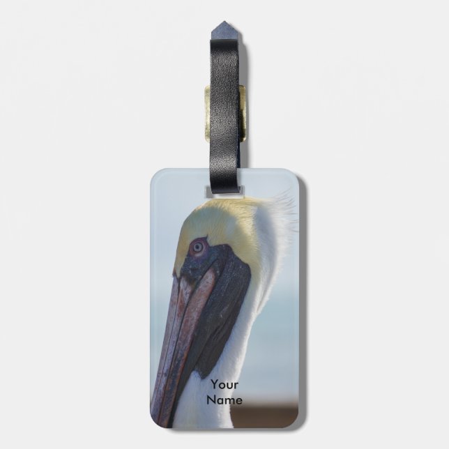 Yes I'm Gorgeous Luggage Tag (Back Vertical)