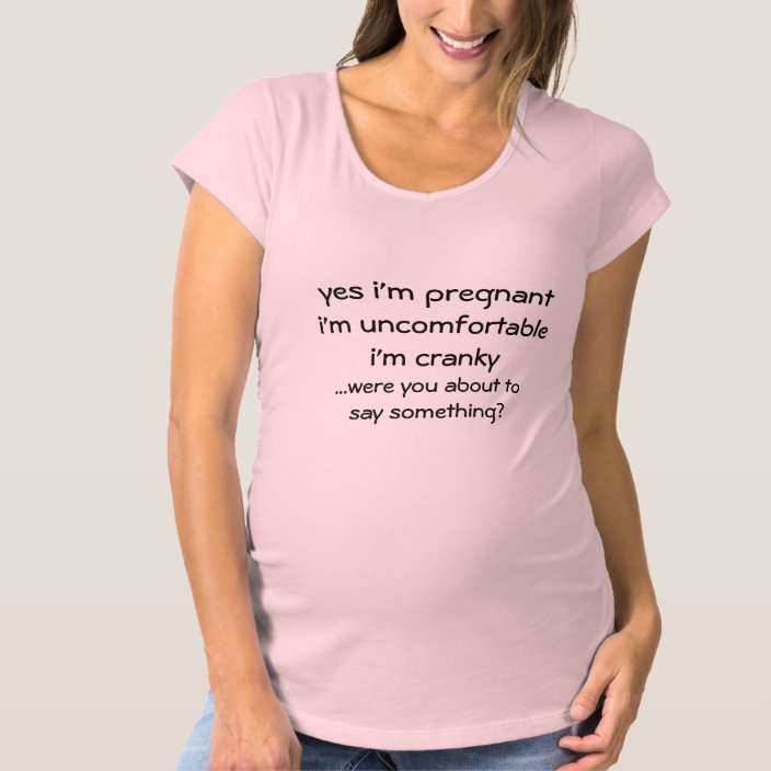 Yes Im Pregnant Maternity T Shirt 