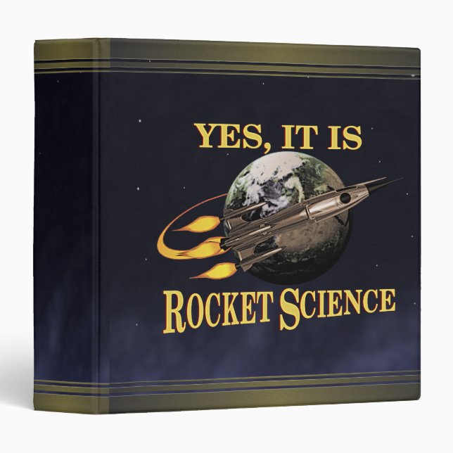 Yes, It Is Rocket Science Binder (Front/Spine)