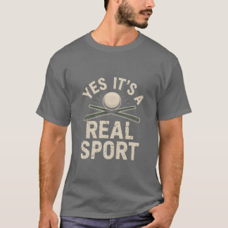 Yes Its A Real Sport Snooker gift vintage T-Shirt