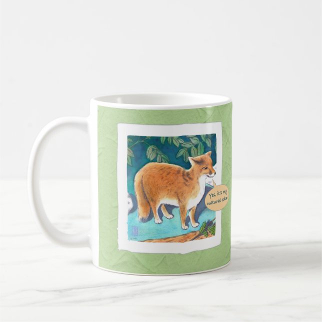 Yes, It's My Natural Color Fox Mug (Left)