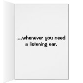 Yes Master, I'm All Ears Cards (Inside (Right))