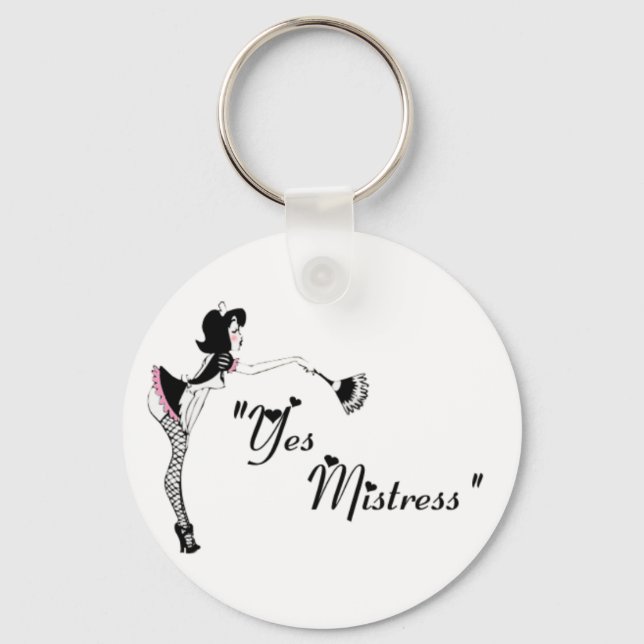Yes Mistress ~ Maid Series Keychain (Front)