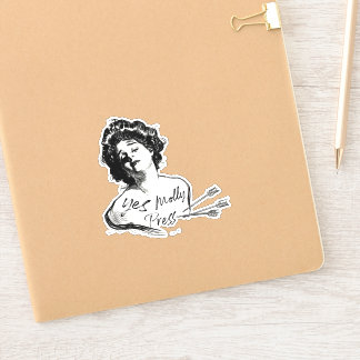 Yes Molly Logo Sticker