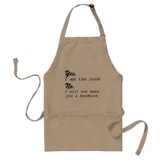 Yes... No... Adult Apron