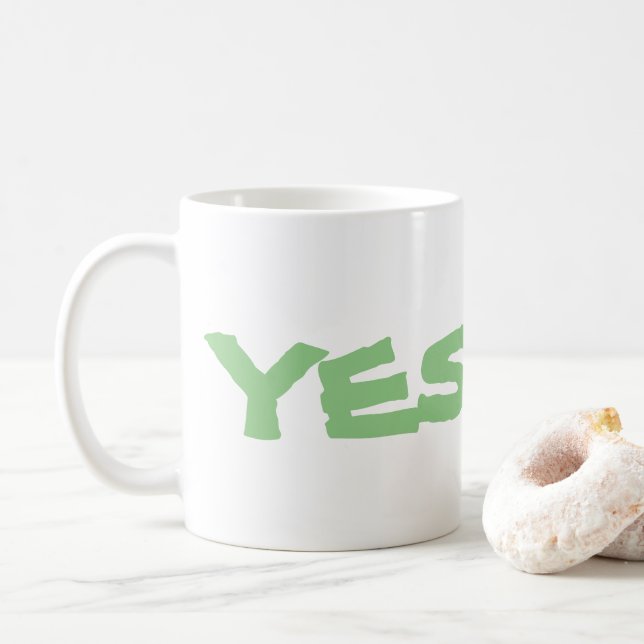 Yes/ No Coffee Mug (With Donut)