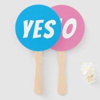Yes / No gender reveal boy quiz game signboards 