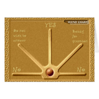 Yes-no Pendulum Chart Cards