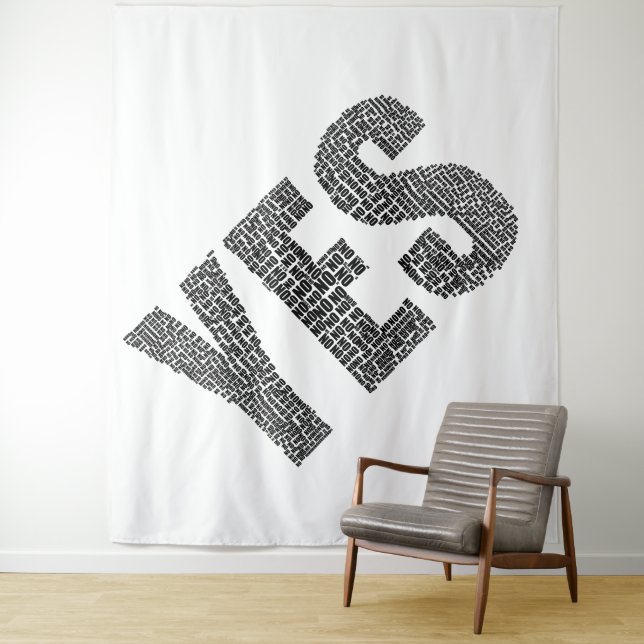 Yes No Tapestry (In Situ)