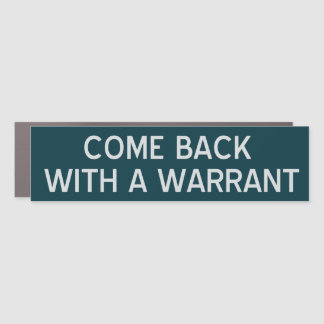 Yes officer -magnet car magnet