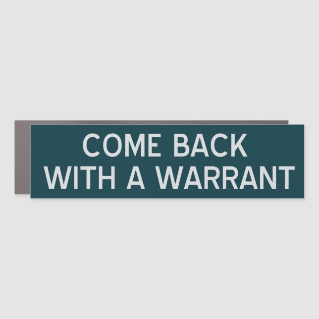 Yes officer -magnet car magnet (Front)