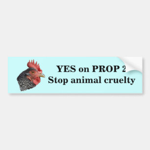 Yes on Proposition 2 - Bumper Sticker