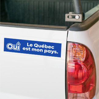 YES Quebec Bumper Sticker