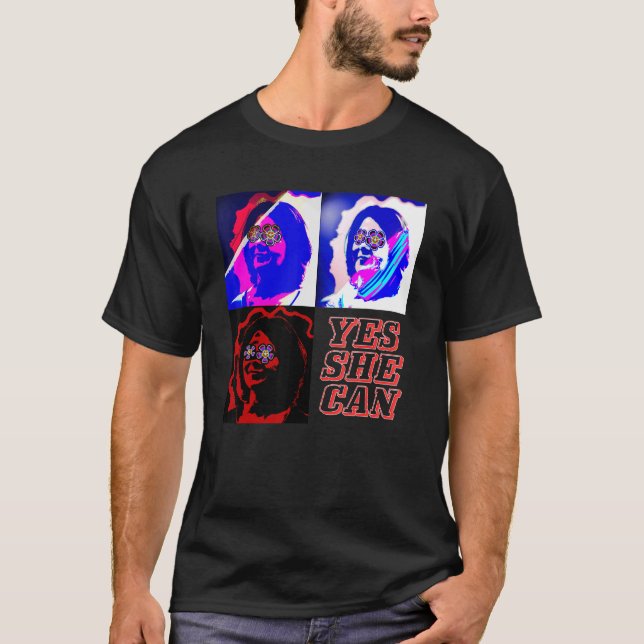 Yes She Can Annalena Baerbock Fan Government Germa T-Shirt (Front)