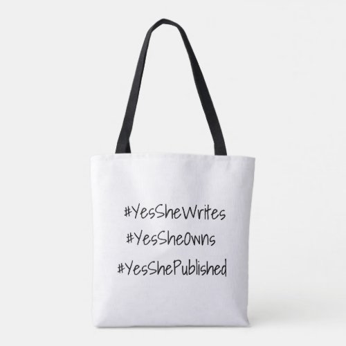Yes She Can Business Gratitude Tote Bag