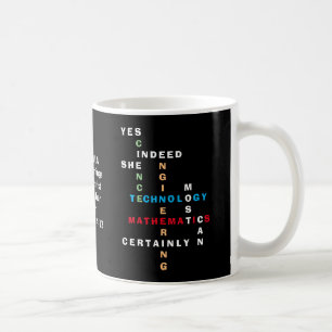 YES SHE CAN Motivational STEM Coffee Mug