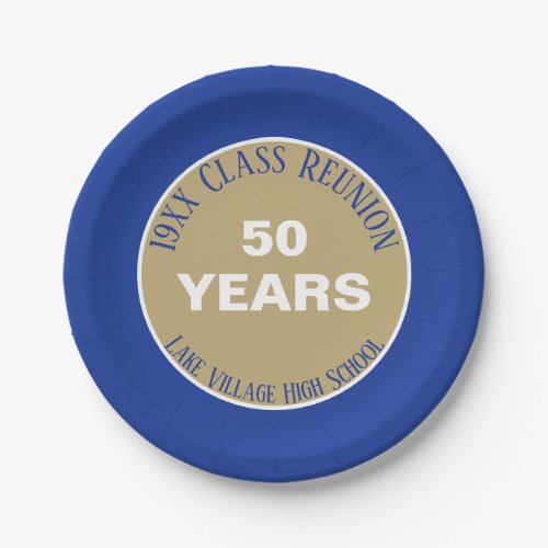 YES Special 50th class reunion party plate