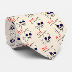 YES THATS AWSOME! SKULL NECK TIE