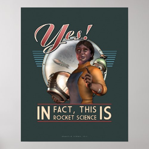 Yes! This IS Rocket Science poster (16x20
