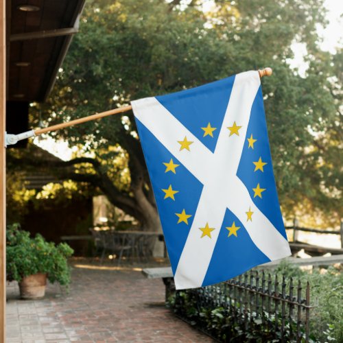Yes to Independent European Scotland Flag