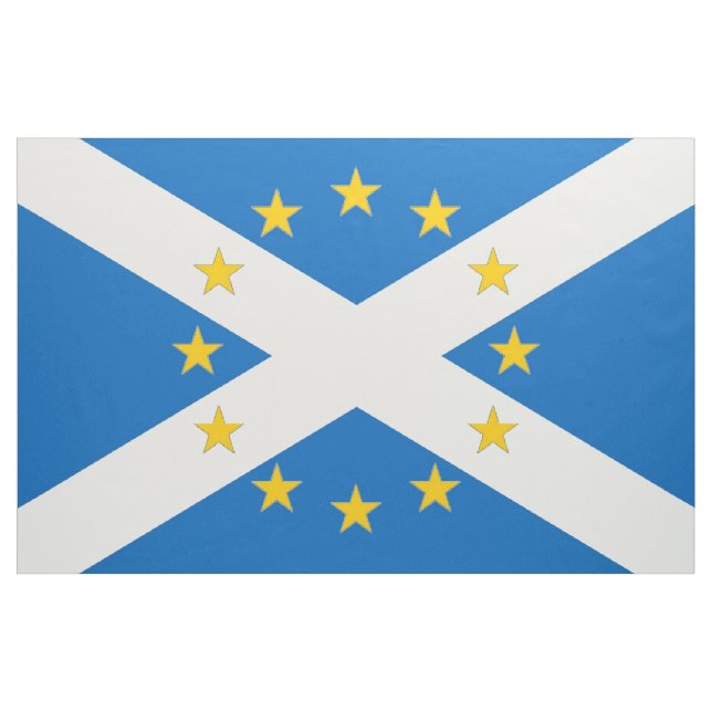 Yes to Independent European Scotland Flag Fabric (Yard)