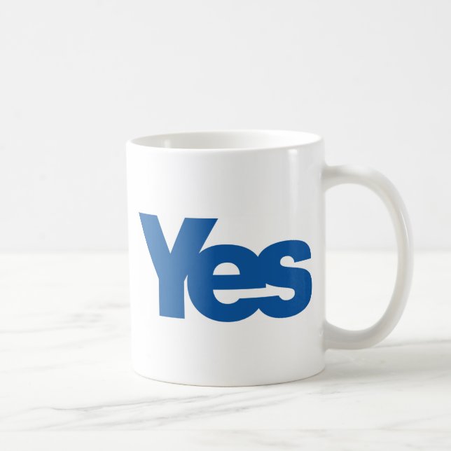 Yes to Independent Scotland Coffee Mug (Right)