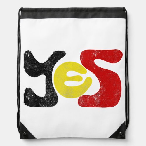 Yes to The Voice to Parliament Referendum Australi Drawstring Bag