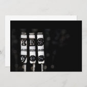 Yes typewriter script (Front/Back)