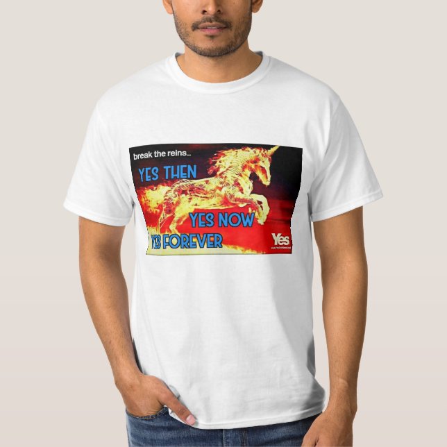Yes Unicorn - Independence is coming T-Shirt (Front)