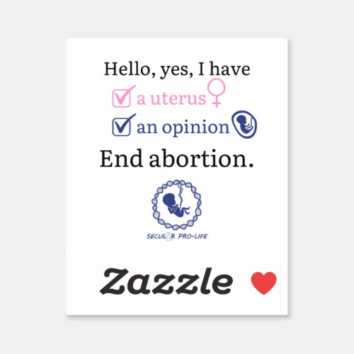 yes uterus yes opinion sticker