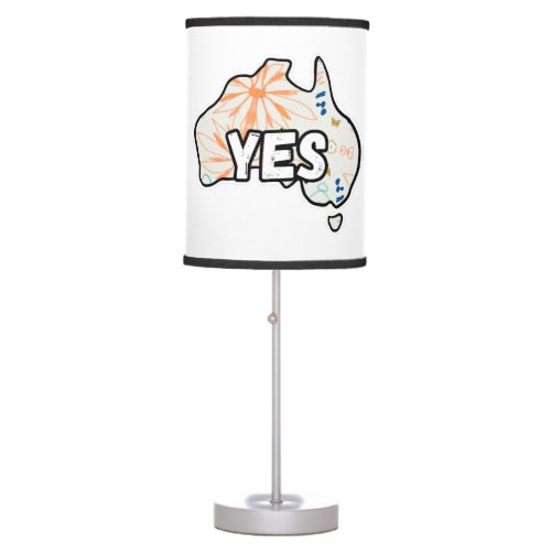 Yes Vote To The Voice Uluru Statement To Parliamen Table Lamp