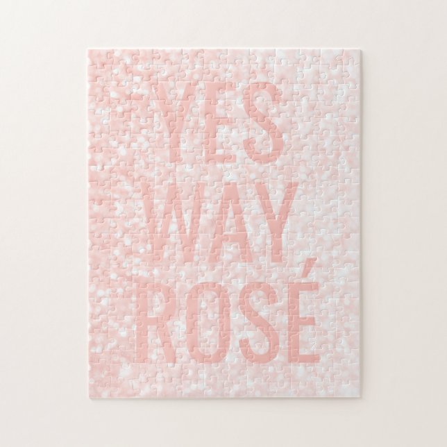 Yes Way Rosé | Fun Jigsaw Puzzle (Vertical)