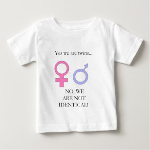 Yes we are twins baby T-Shirt