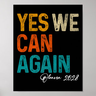Yes We Can Again Obama For President 2028 48th Pre Poster