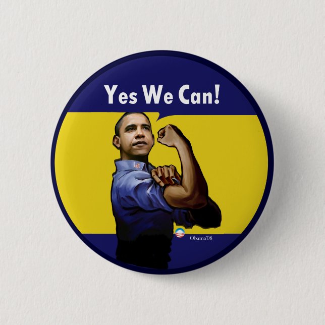 Yes We Can! Button (Front)
