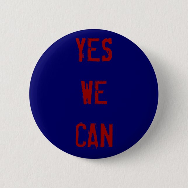 YES WE CAN Button (Front)