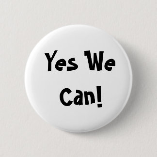 Yes We Can! Button
