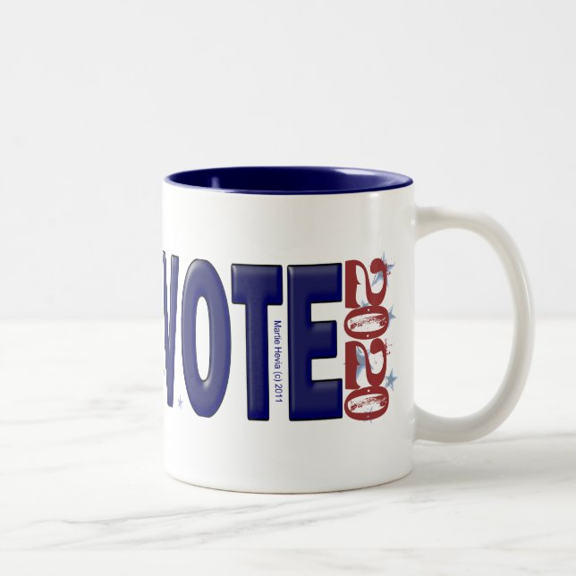 Yes We Can Do Better: Vote 2020 Two-Tone Coffee Mug (Right)