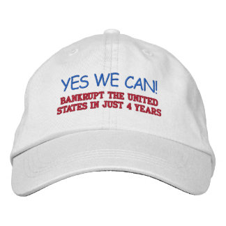 YES WE CAN! EMBROIDERED BASEBALL HAT